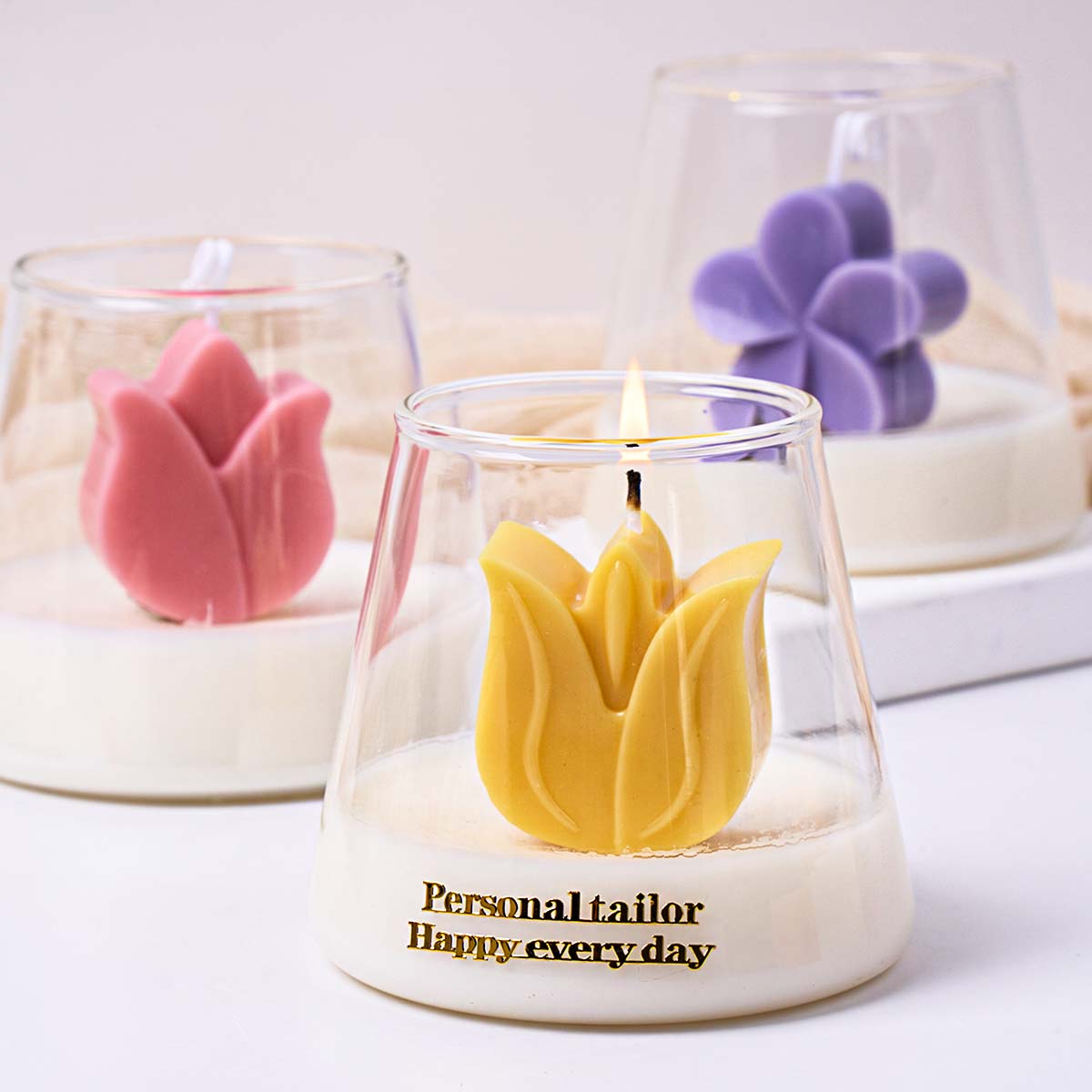 Flower Shape Silicone Candle M - Orchid Phalaenopsis incelemesi ve fiyatı