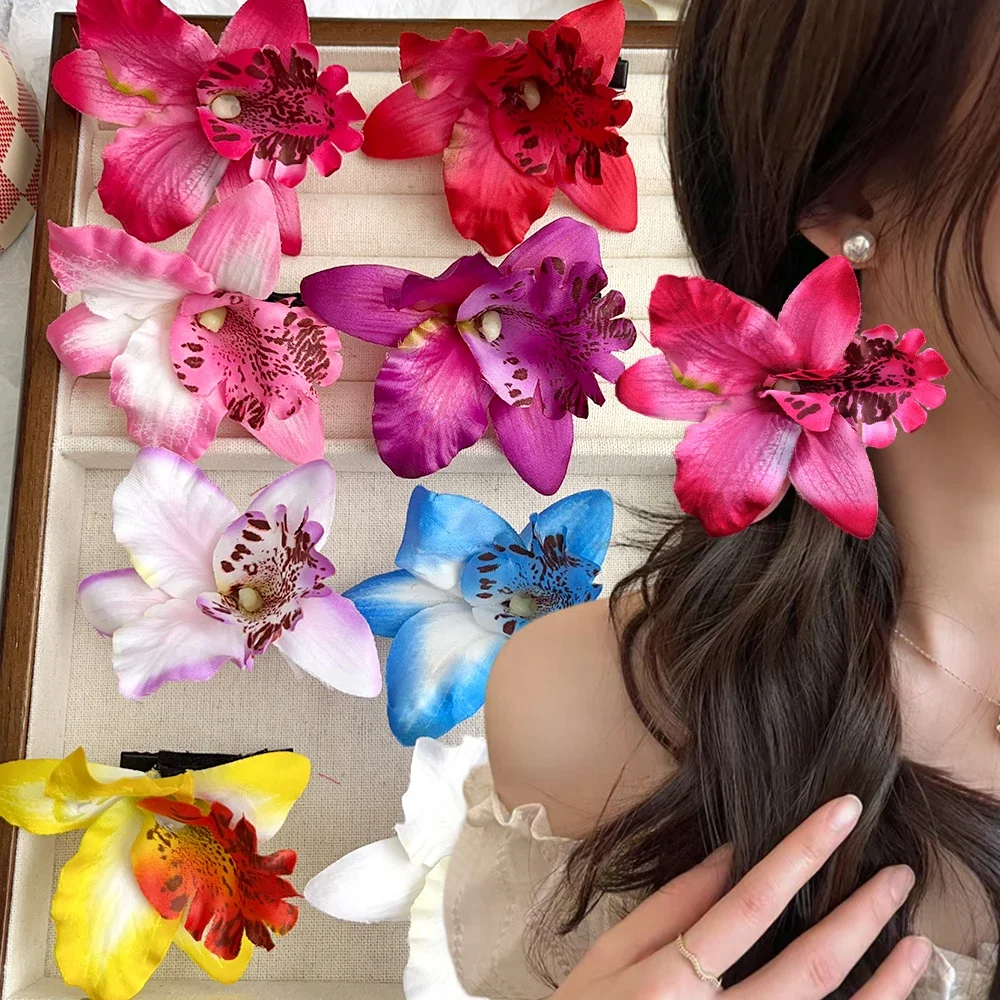 Orchid Flower Hairpin Hair Cli - Orchid Phalaenopsis incelemesi ve fiyatı