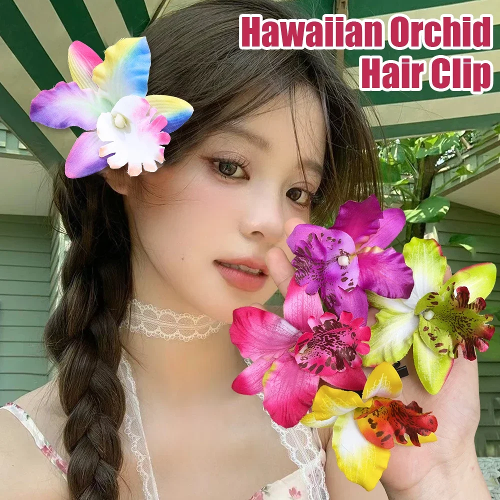 Orchid Flower Hairpin Hair Cli - Orchid Phalaenopsis incelemesi ve fiyatı